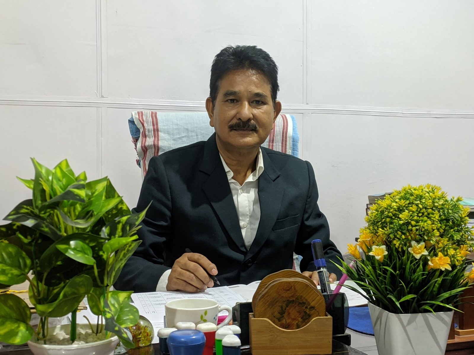 Dr. Partha Phukan Mahanta, Principal, Rangia T. T. College